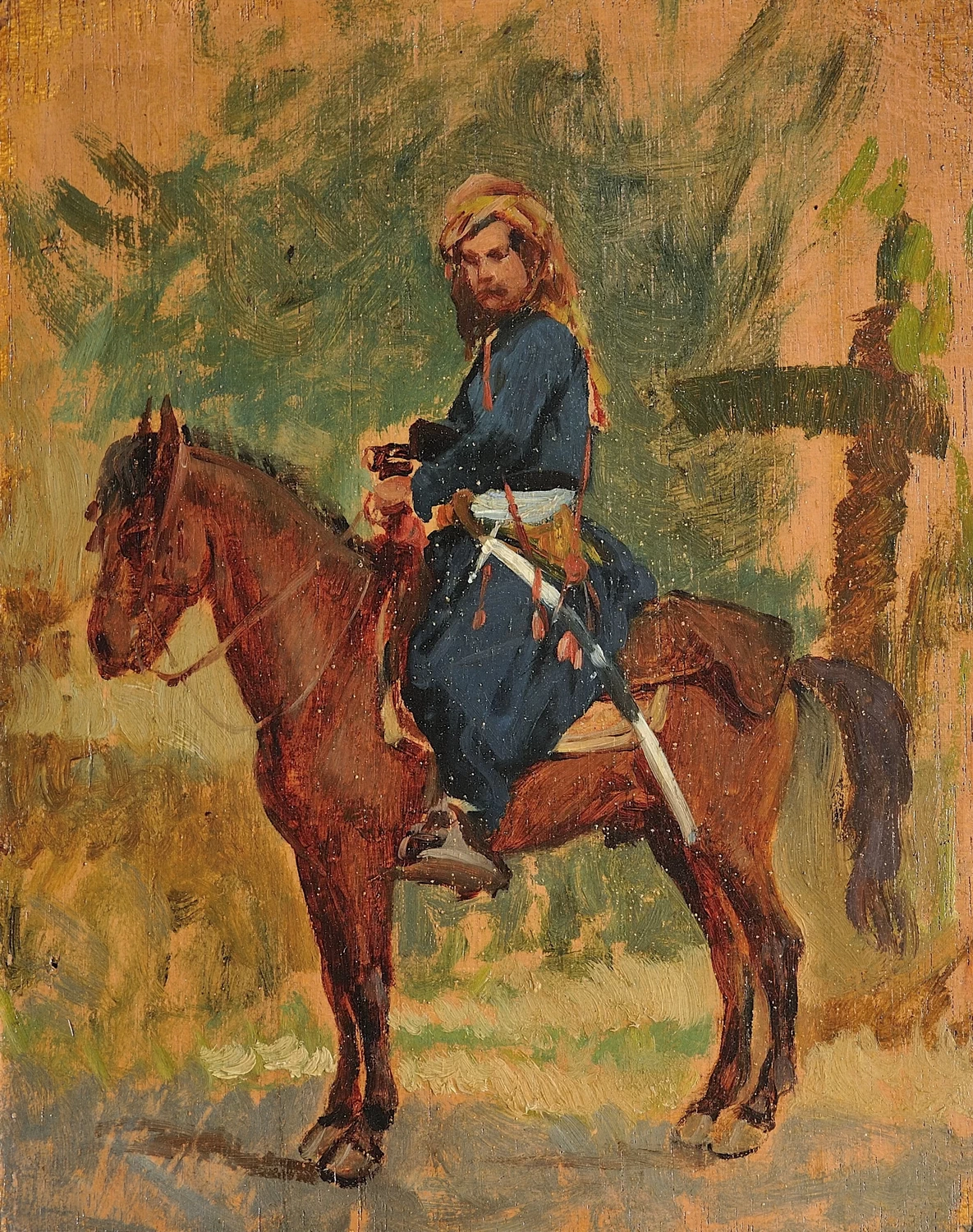 Stefano - cavaliere su cavallo baio, Gallerie degli Uffizi, Galleria d’arte moderna, Firenze